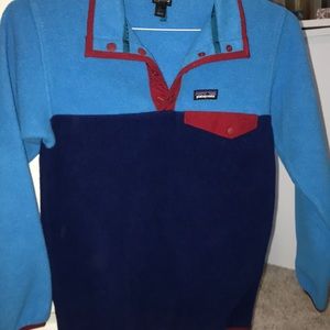 Boys patagonia synchilla snap-T fleece pullover